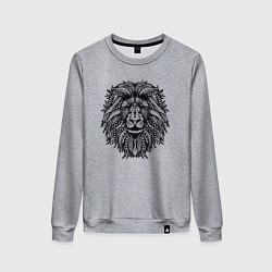 Женский свитшот Лев в стиле Мандала Mandala Lion