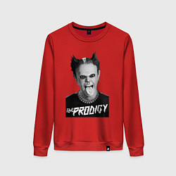 Свитшот хлопковый женский The Prodigy - firestarter, цвет: красный