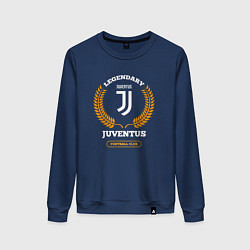 Женский свитшот Лого Juventus и надпись Legendary Football Club