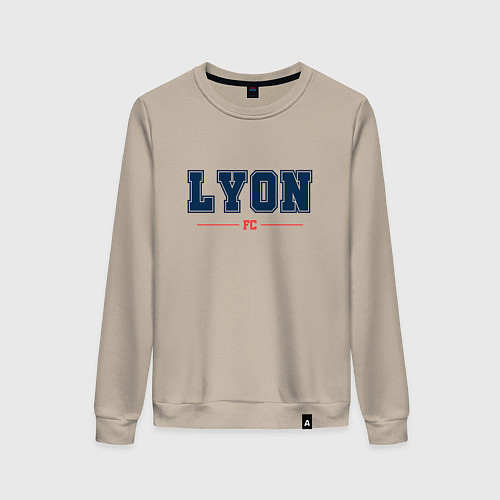 Женский свитшот Lyon FC Classic / Миндальный – фото 1