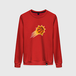 Свитшот хлопковый женский Финикс Санз NBA, цвет: красный