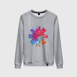 Свитшот хлопковый женский RHCP Color, цвет: меланж