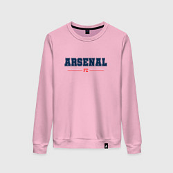 Свитшот хлопковый женский Arsenal FC Classic, цвет: светло-розовый