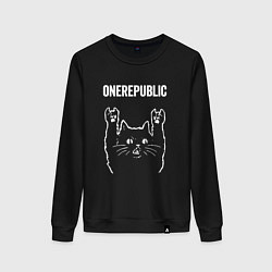 Женский свитшот OneRepublic Рок кот One Republic