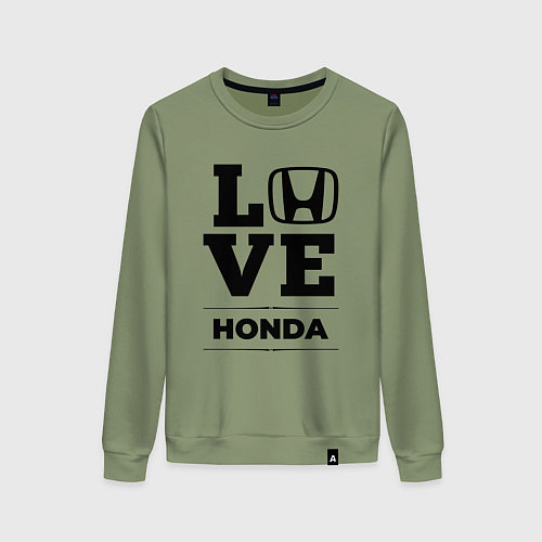Женский свитшот Honda Love Classic / Авокадо – фото 1