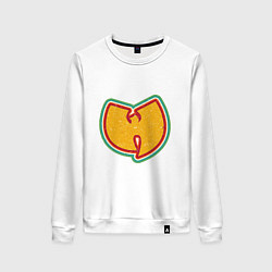 Свитшот хлопковый женский Wu-Tang Colors, цвет: белый