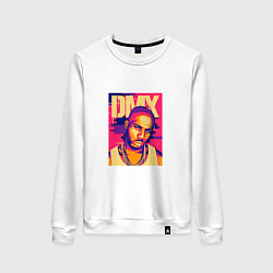 Свитшот хлопковый женский DMX Style, цвет: белый