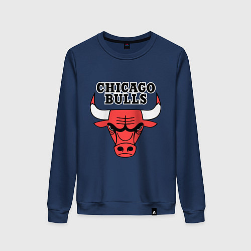 Женский свитшот Chicago Bulls / Тёмно-синий – фото 1