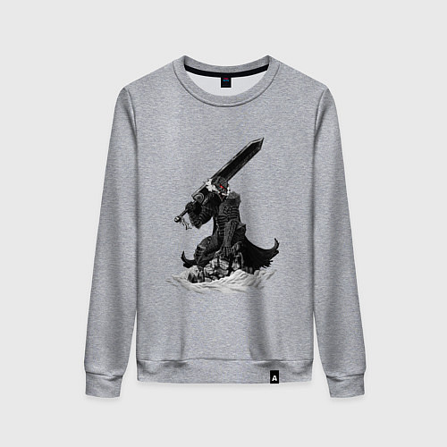 Женский свитшот Berserk the Black Swordsman / Меланж – фото 1