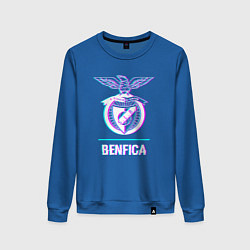 Женский свитшот Benfica FC в стиле glitch
