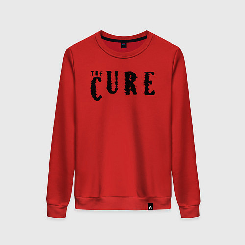 Женский свитшот The Cure лого / Красный – фото 1