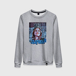 Свитшот хлопковый женский Не рабыня перед тобой, а Хюррем, цвет: меланж