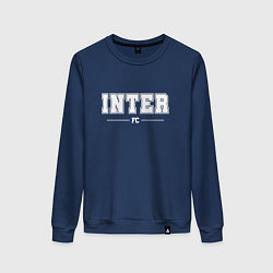 Женский свитшот Inter football club классика