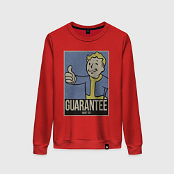 Свитшот хлопковый женский Vault guarantee boy, цвет: красный