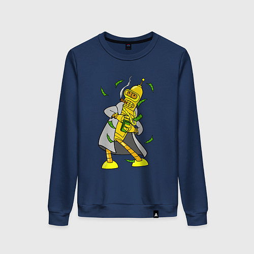 Женский свитшот Golden Bender / Тёмно-синий – фото 1