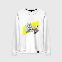 Свитшот хлопковый женский Ребекка, цвет: белый