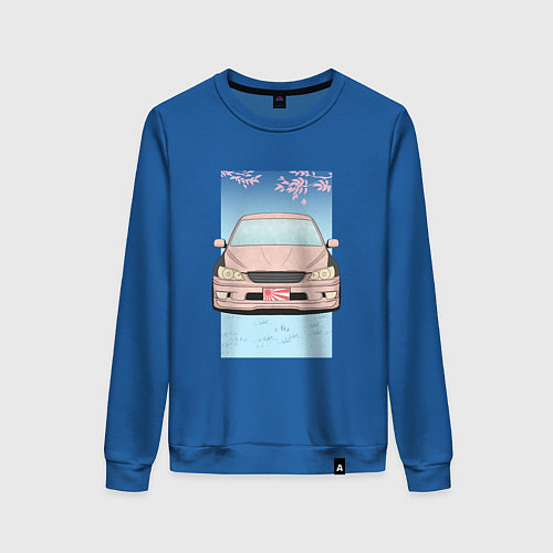 Женский свитшот Toyota Altezza stance / Синий – фото 1