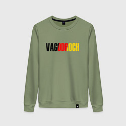 Свитшот хлопковый женский VAGODROCH, цвет: авокадо