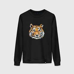 Женский свитшот Stroking tiger