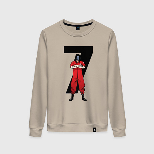 Женский свитшот Slipknot Семерка / Миндальный – фото 1