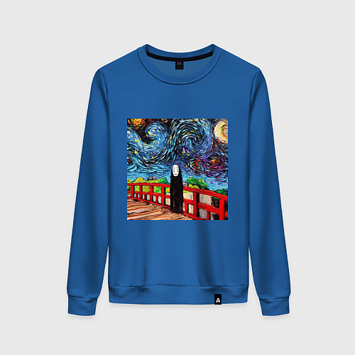 Женский свитшот Безликий Гог / Синий – фото 1