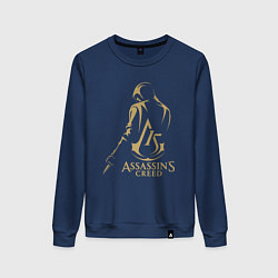 Свитшот хлопковый женский Assassins creed 15 лет, цвет: тёмно-синий