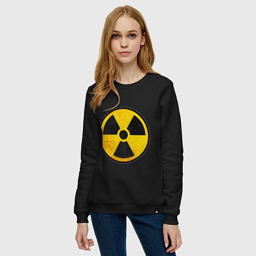 Женский свитшот Atomic Nuclear / Черный – фото 3