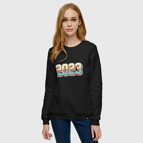 Женский свитшот 2023 / Черный – фото 3