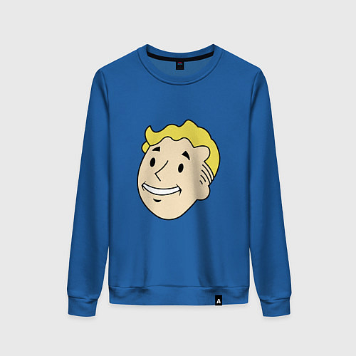 Женский свитшот Vault boy head / Синий – фото 1