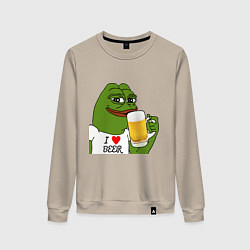 Женский свитшот Drink Pepe