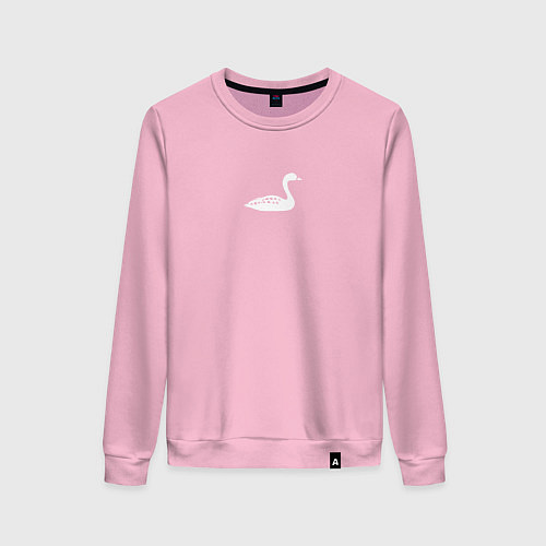 Женский свитшот Minimal goose / Светло-розовый – фото 1
