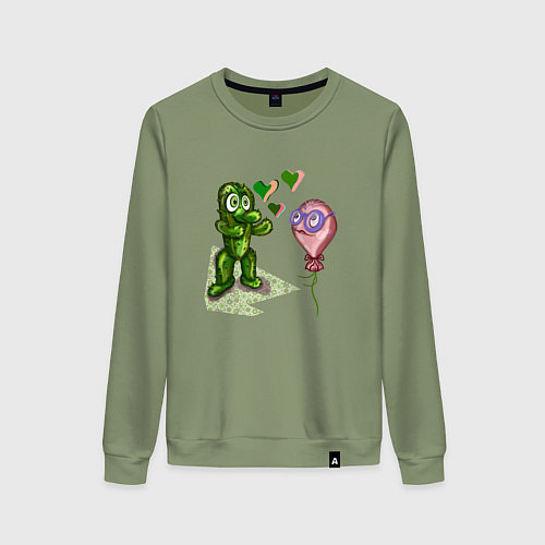 Женский свитшот Запретная любовь / Авокадо – фото 1