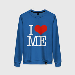 Женский свитшот I love me