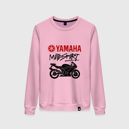 Женский свитшот Yamaha - motorsport / Светло-розовый – фото 1