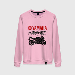 Свитшот хлопковый женский Yamaha - motorsport, цвет: светло-розовый