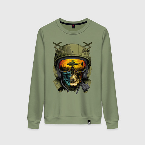 Женский свитшот Вьетнамские флешбеки / Авокадо – фото 1