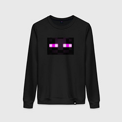 Свитшот хлопковый женский Ender Clothes, цвет: черный