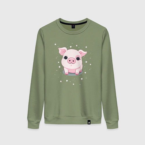 Женский свитшот Пухляш / Авокадо – фото 1