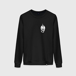 Свитшот хлопковый женский Dead by daylight - Мементо мори - Memento mori, цвет: черный