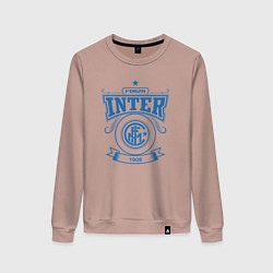 Свитшот хлопковый женский Forza Inter, цвет: пыльно-розовый