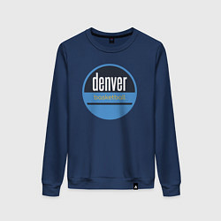 Свитшот хлопковый женский Denver Nuggets basketball, цвет: тёмно-синий