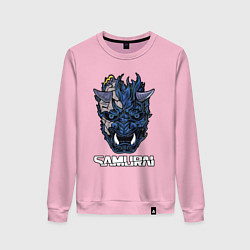Свитшот хлопковый женский Samurai gang, цвет: светло-розовый