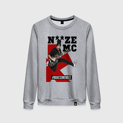 Женский свитшот Noize MC - guitarist / Меланж – фото 1