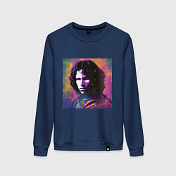 Женский свитшот Jim Morrison few color digital Art