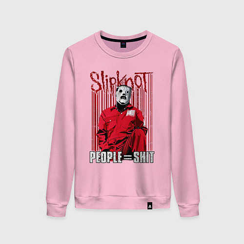 Женский свитшот Slipknot Corey / Светло-розовый – фото 1