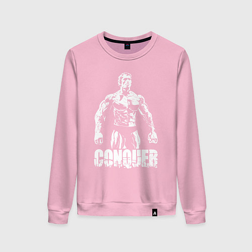 Женский свитшот Arnold conquer / Светло-розовый – фото 1