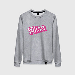 Свитшот хлопковый женский Alisa - retro Barbie style, цвет: меланж