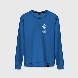 Свитшот хлопковый женский Cradle of Filth: Demon Prince Regent, цвет: синий