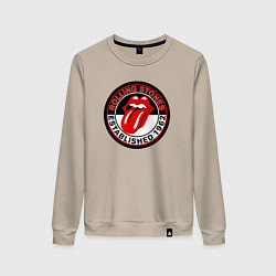 Женский свитшот Rolling Stones established 1962