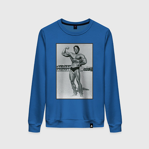 Женский свитшот Mister Schwarzenegger / Синий – фото 1